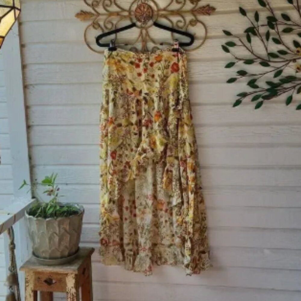 Spell Gypsy Sayulita skirt L sunflower yellow